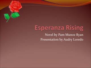 Novel by Pam Munoz Ryan
Presentation by Audry Loredo
 
