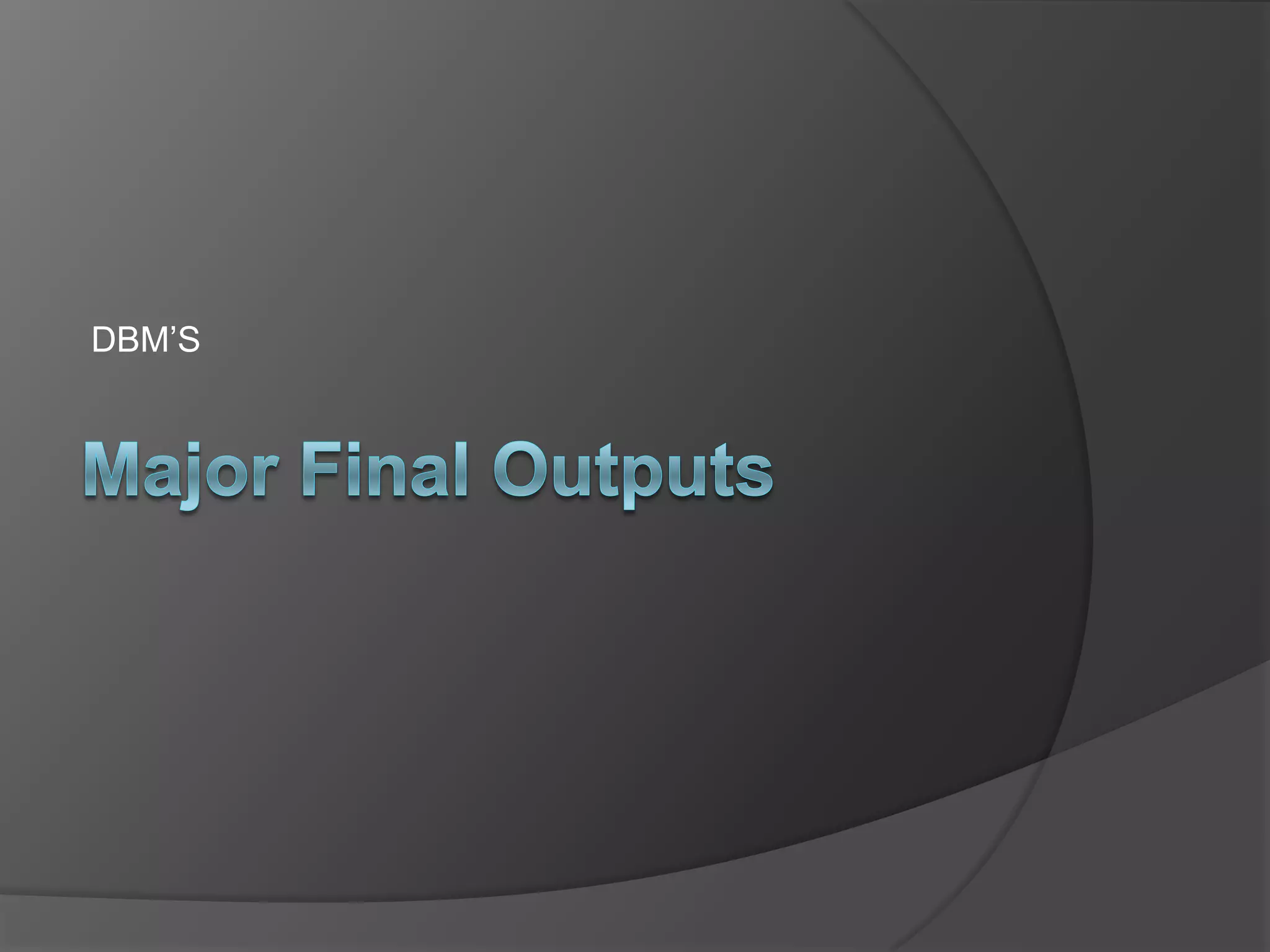Mission : What is DBM's Guiding Mission? The DBM shall lead public expenditure management towards national development.