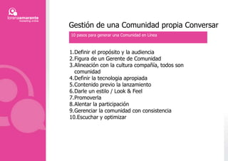 Reputación OnlineNuestra Reputación Existe!Hay una transformación en como los usuarios se interrelacionan entre sí, con las marcas, empresas, productos y servicios.La reputación es el resultado de acciones y percepciones.Debemos estar atentos a la reputación de nuestra empresa en internet, escuchar el boca a boca (Word of Mouse) y poder accionar cuando hay comentarios que no nos favorecen