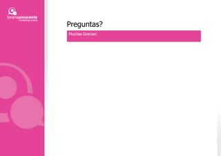 BUZZ MarketingLa competitividad de las empresas en el nuevo escenario. Claves para participar en las conversaciones Iniciar conversaciones.