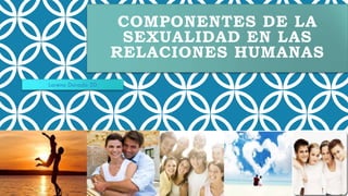 COMPONENTES DE LA
SEXUALIDAD EN LAS
RELACIONES HUMANAS
Lorena Dorado 2D
 