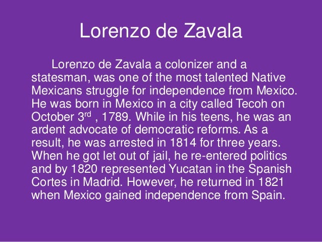 Lorenzo De Zavala And George Childress