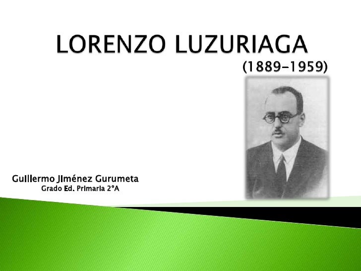Lorenzo luzuriaga