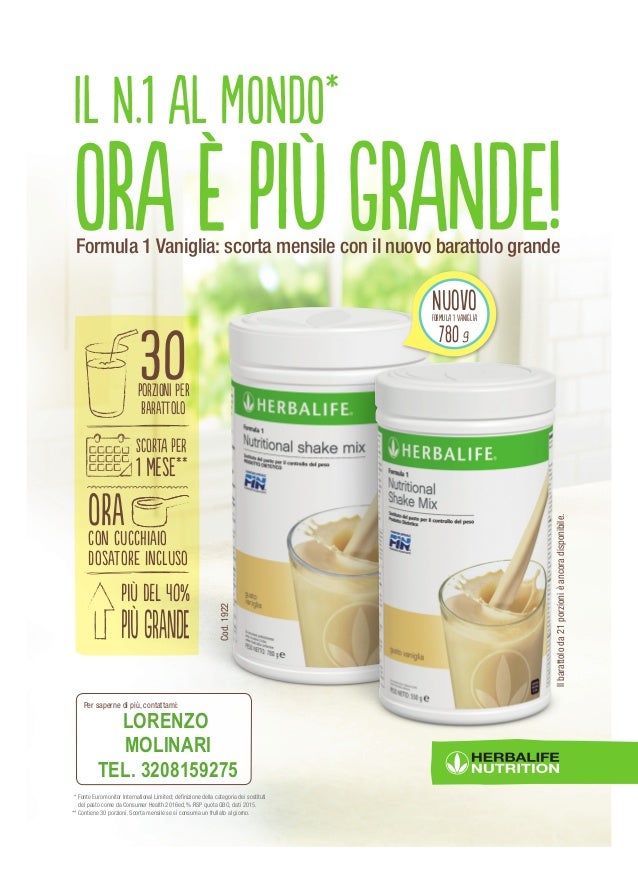 Formula 1 Herbalife - Prodotti Herbalife Italia