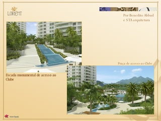 Escada monumental de acesso ao Clube Praça de acesso ao Clube Por Benedito Abbud e STA arquitetura 