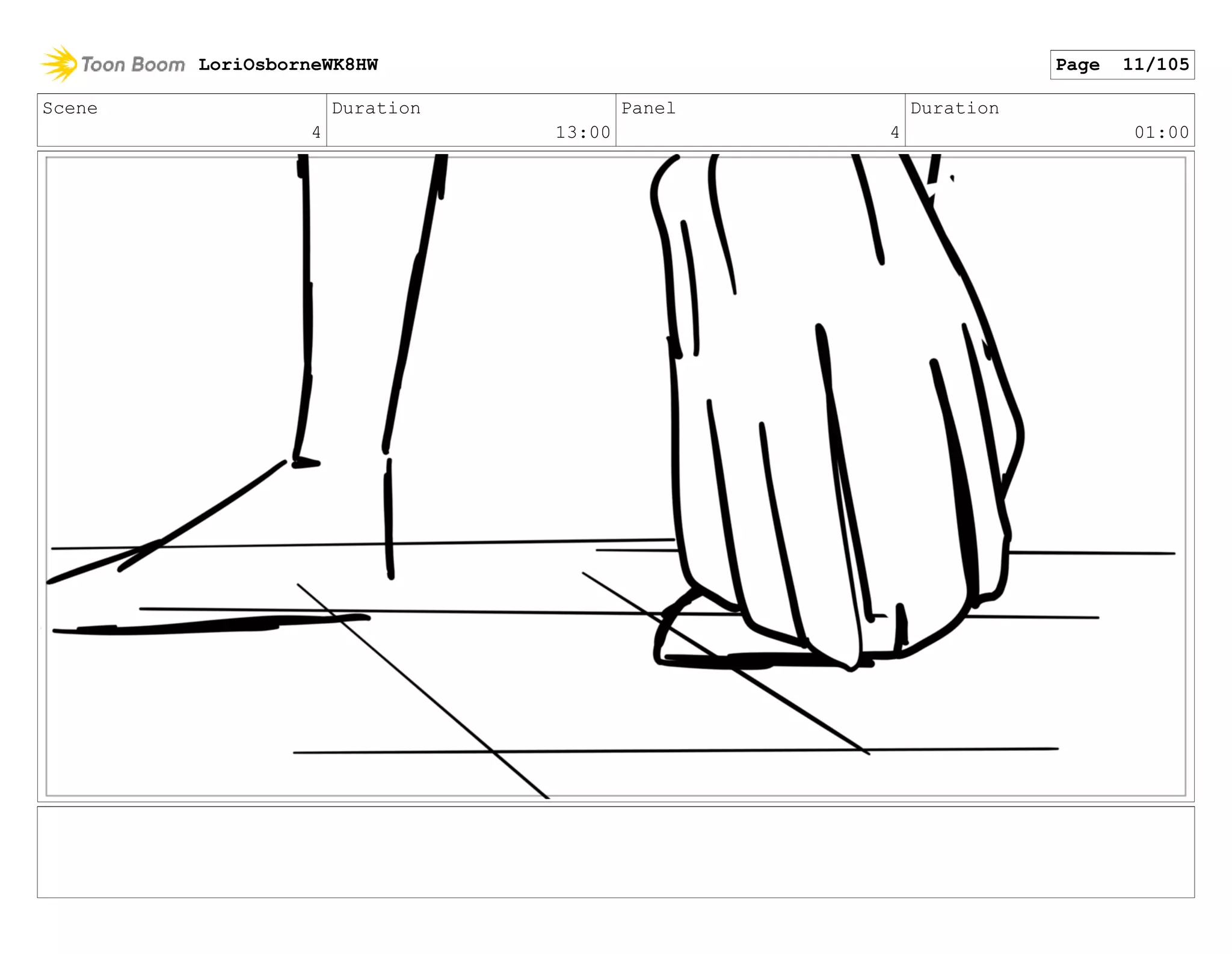 Scene
4
Duration
13:00
Panel
4
Duration
01:00
LoriOsborneWK8HW Page 11/105
 