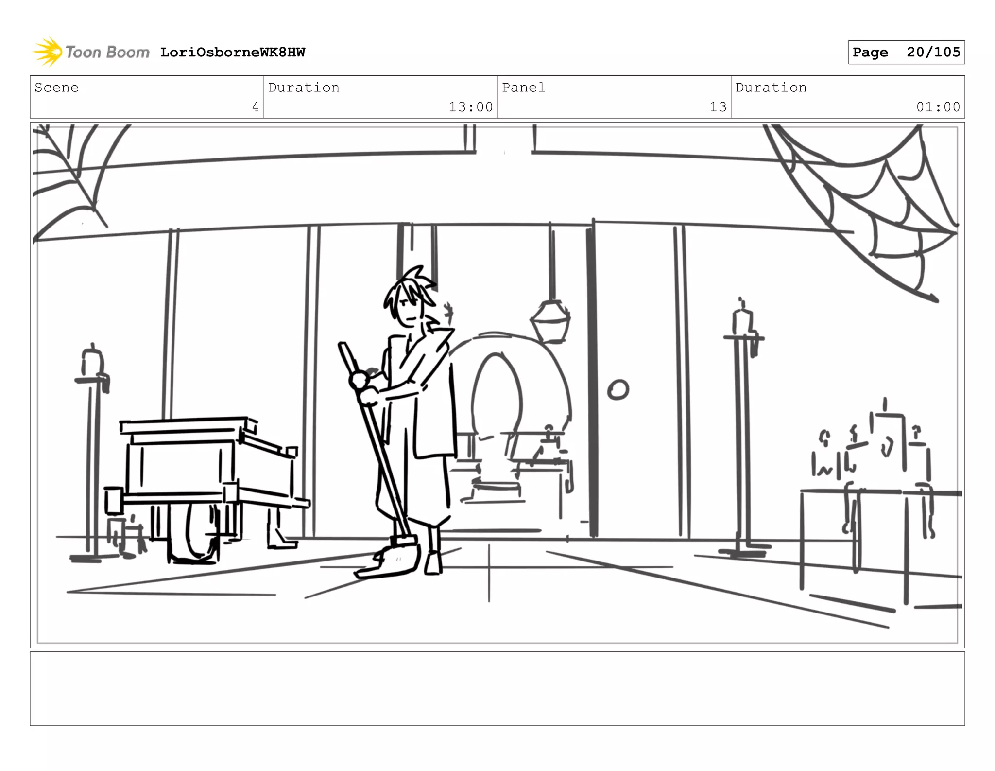 Scene
4
Duration
13:00
Panel
13
Duration
01:00
LoriOsborneWK8HW Page 20/105
 