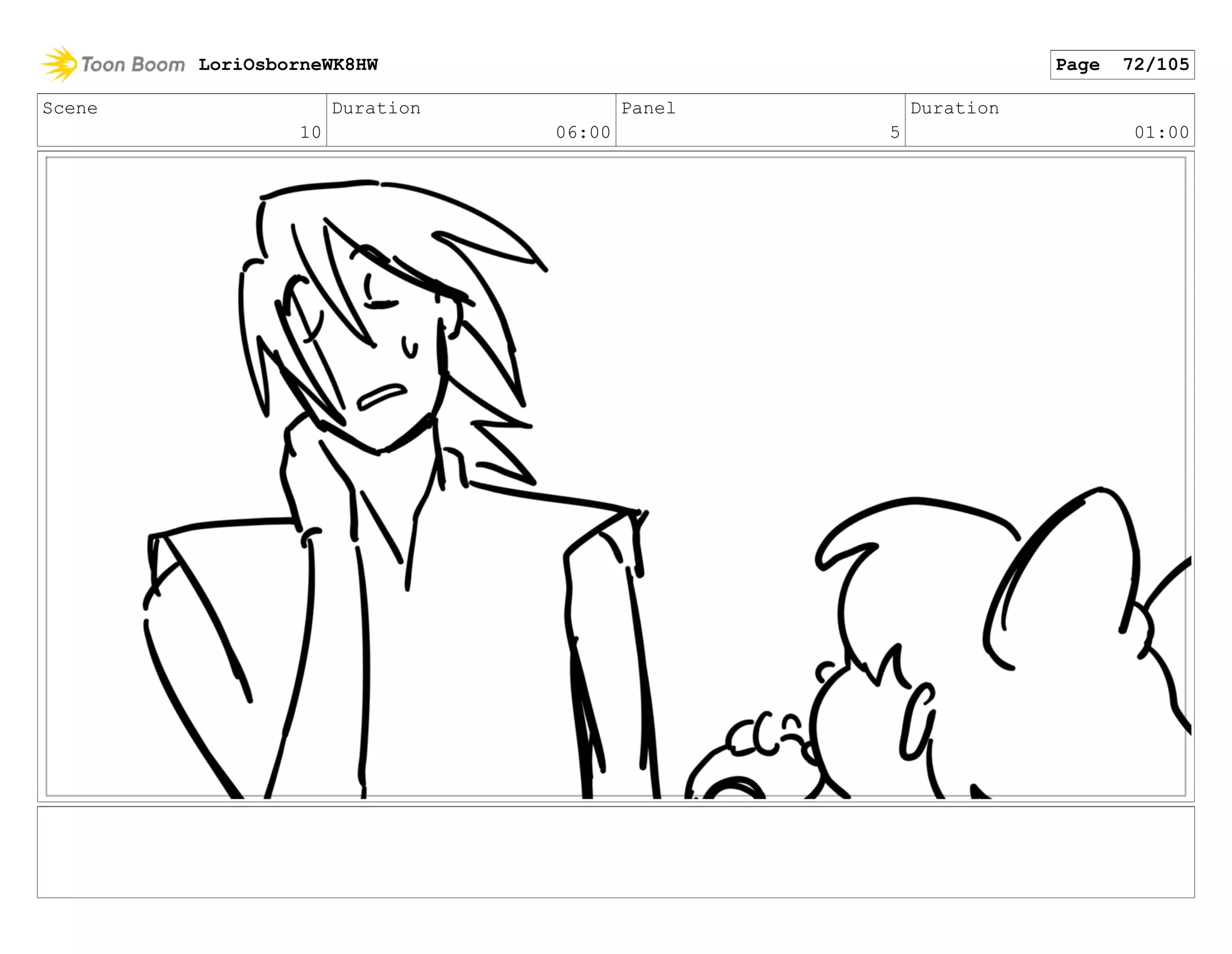 Scene
10
Duration
06:00
Panel
5
Duration
01:00
LoriOsborneWK8HW Page 72/105
 