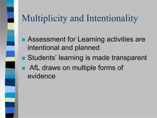 Lorna Earl Rethinking Classroom Assessment With Purpose In Mind | PDF