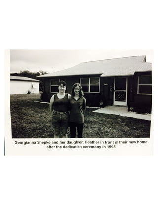Georgianna Shepke and her Daughter - Habitat for Humanity