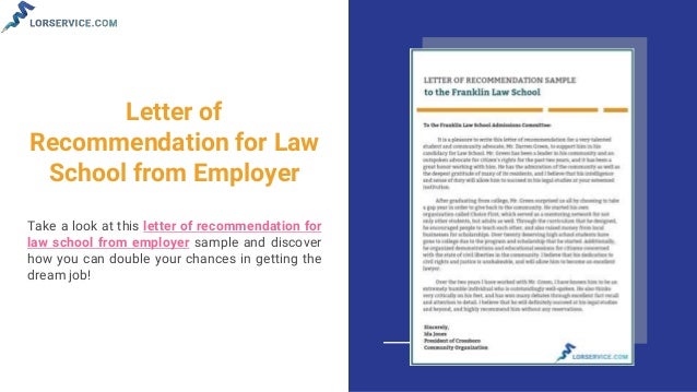 10 various and great letter of reference samples law school letter of recommendation from employer sample