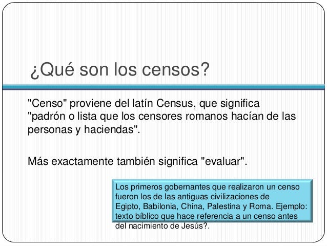 Los Censos