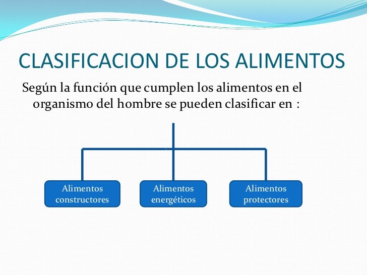 Los alimentos