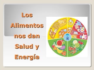 LosLos
AlimentosAlimentos
nos dannos dan
Salud ySalud y
EnergíaEnergía
 