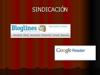 SINDICACIÓN 