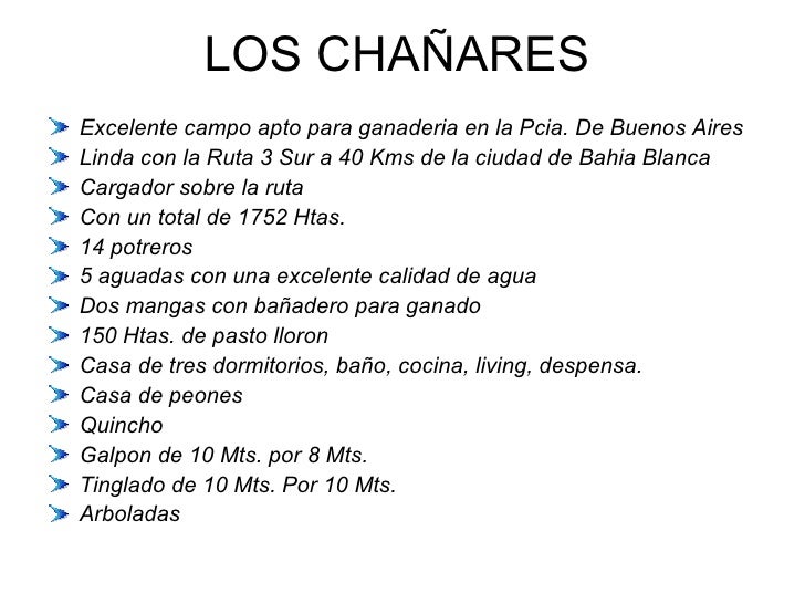 Los Chañares