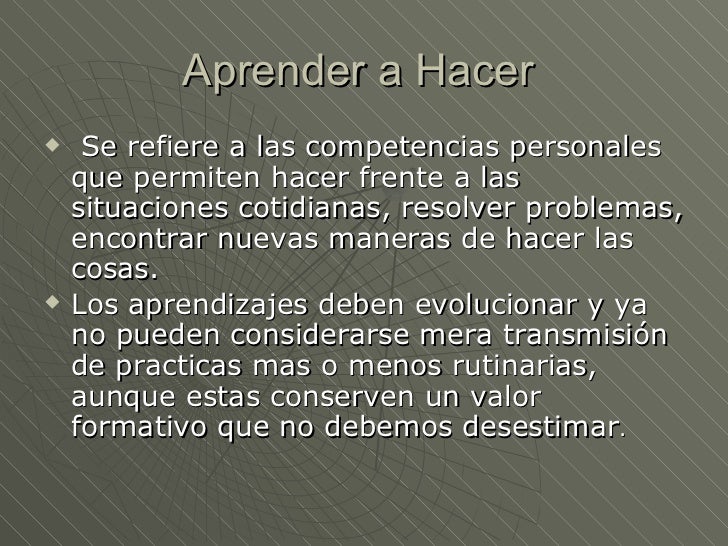 Los Cuatro Pilares De La EducacióN