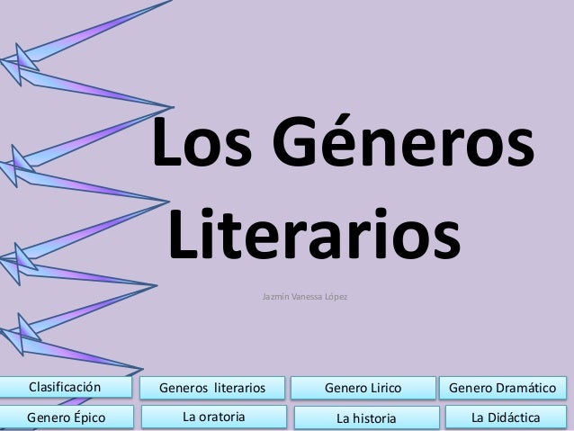 http://buru6.blogspot.com/2013/10/generos-literarios.html