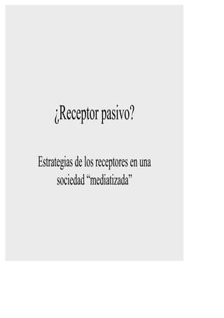 Los Medios Masivos De ComunicacióN 2
