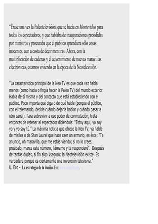 Los Medios Masivos De ComunicacióN 2