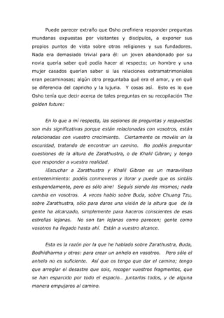 Los Misterios De La Vida  Osho