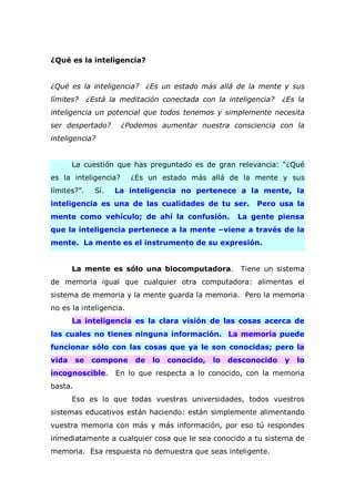 Los Misterios De La Vida  Osho