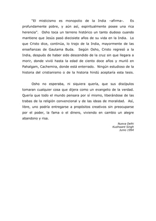 Los Misterios De La Vida  Osho