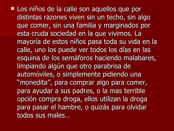 Niños de la Calle