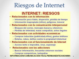 Riesgos de Internet
 
