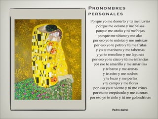 Los pronombres