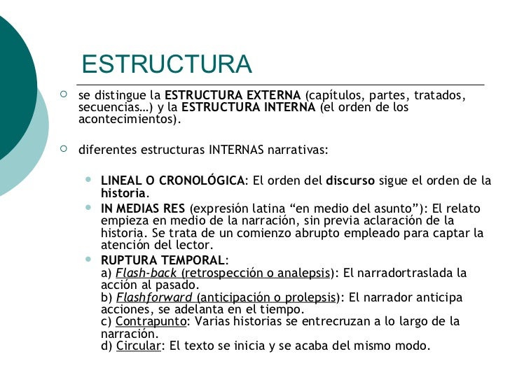 Los textos narrativos
