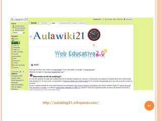 http ://aulablog21. wikispaces.com / 