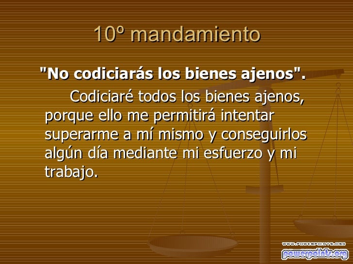 Los 10 mandamientos