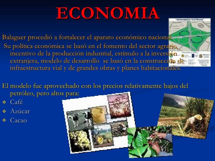 Resultado de imagen para SITUACIÃ“N POLÃTICA Y ECONÃ“MICA DURANTE EL GOBIERNO DE BALAGUER