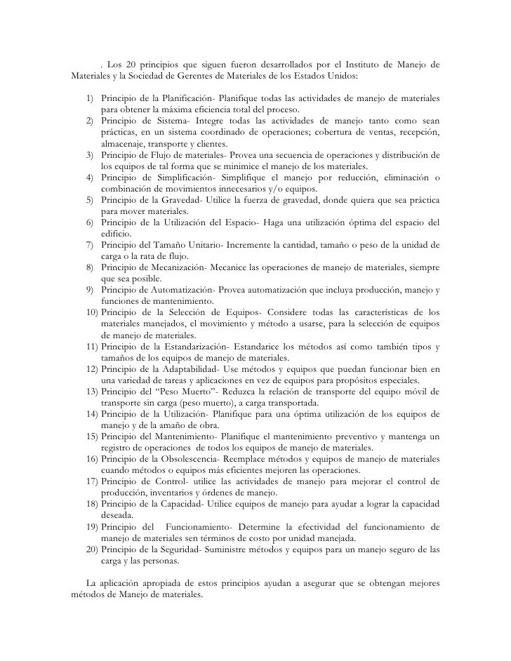 Los 20 principios de mm