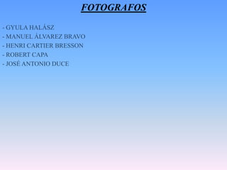 JUAN MUÑOZJuan Muñoz (Madrid, 16 de junio de 1953 - Ibiza, 28 de agosto de 2001) fue un famoso escultor español.			Juan Muñoz nació en Madrid en 1953, el segundo de una familia de siete hermanos. 		En la década de los setenta viajó a Inglaterra para estudiar en el CroydonCollege y luego en el 		Central School of Art and Design. Allí conoció a su esposa, la escultora Cristina Iglesias, con quien 		tuvo dos hijos. En 1982 viajó a Estados Unidos para estudiar en el Pratt Centre de Nueva York con 		una beca. Tuvo su primera exposición en 1984 en la galería Fernando Vijande de Madrid. Desde entonces expuso sus trabajos frecuentemente en Europa y otras partes del mundo.	A comienzos de los años noventa, Juan Muñoz comenzó a producir obras de 	carácter "narrativo" -rompiendo los límites de la escultura tradicional- las cuales constan de instalaciones de figuras de tamaño ligeramente inferior al natural en interacción mutua distribuidas en ambientes tanto cerrados como abiertos. Sus instalaciones a menudo invitan al espectador a relacionarse con ellas, dejando de sentirse espectador para discretamente formar parte de ellas. Sus figuras monocromáticas, gris plomo o color cera, ganan en discreción, en universalidad por su falta de particularización, pero esa ausencia de individualidad nos cuestiona y, tal vez, hasta incomoda.	Para sus esculturas, Juan Muñoz utilizó principalmente papel maché, resina y finalmente bronce.	Juan Muñoz falleció súbitamente de un paro cardíaco provocado por un aneurisma de esófago y una hemorragia interna a los 48 años de edad veraneando en Santa Eulalia del Río, Ibiza, el 28 de agosto de 2001. 