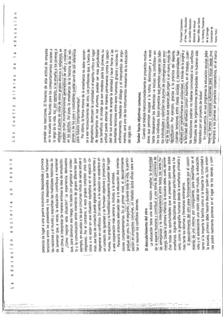 Los 4 pilares de la educaciónjjj