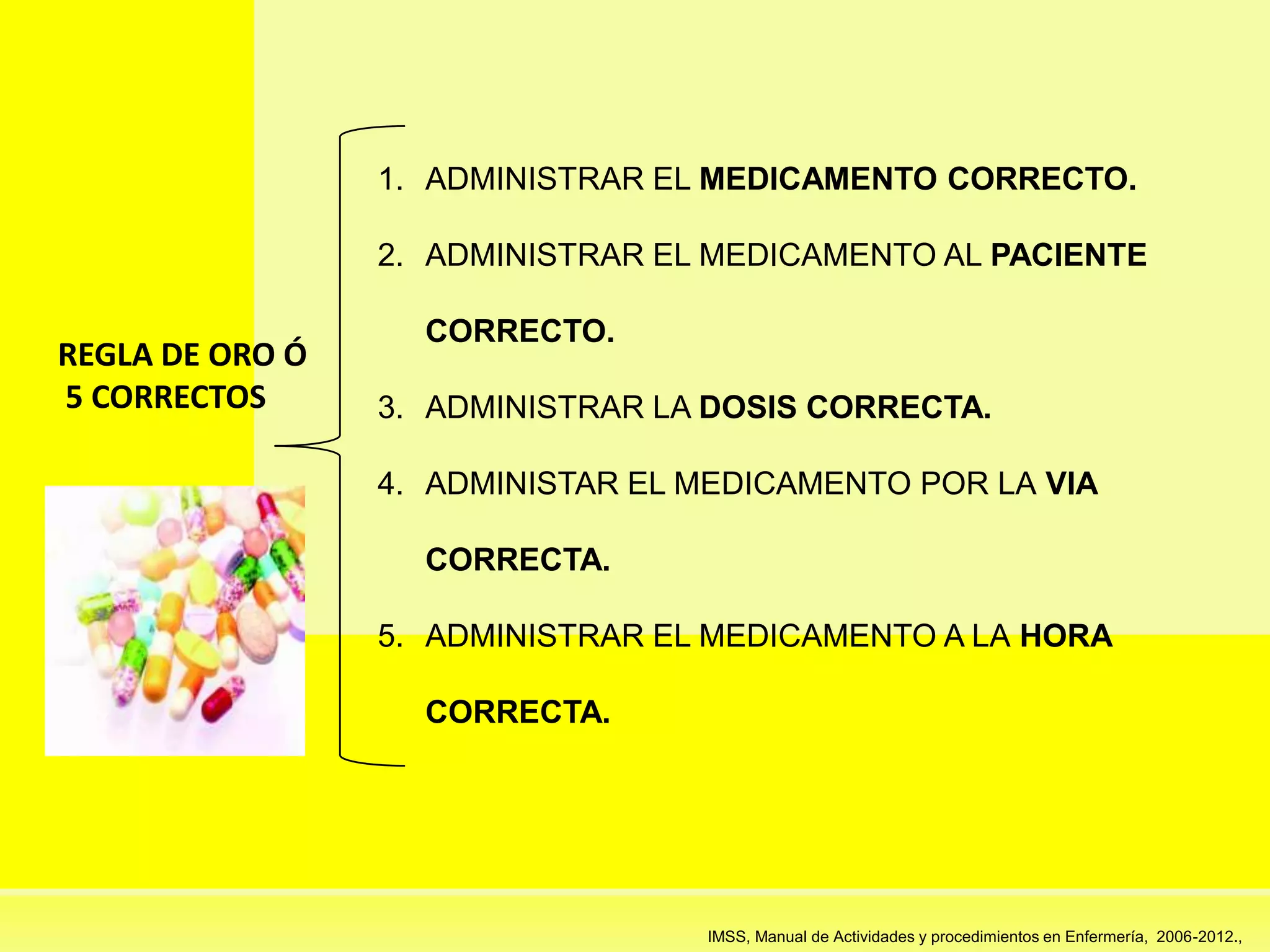 Los 5 correctos de enfermeria | PPTX | First Aid | Injuries