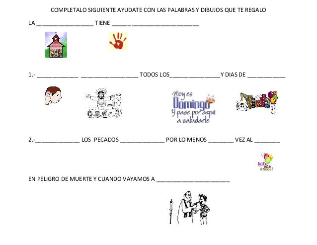 Los 5 Mandamientos De La Iglesia Para Niños Importancia de Niño