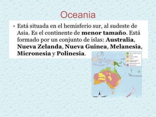 Oceania 
 
