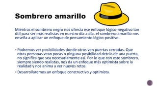 sombrero amarillo