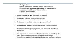 Grandes Cambios en el Nuevo AMEF por AIAG y VDA para Mejora Continua | PPTX