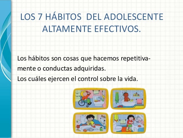 Los 7 habitos de los jovenes altamente efectivos