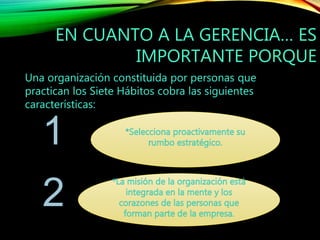 Los 7 hábitos de la gente altamente efectiva luis