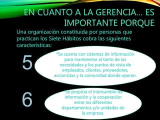 Los 7 hábitos de la gente altamente efectiva luis