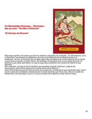 Los 84 mahasiddhas en español | PDF