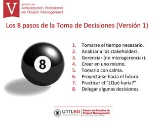 Los 8 pasos de la toma de decisiones | PDF