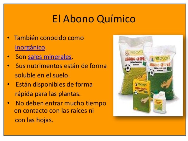 Los abonos