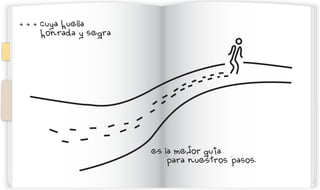 + + + cuya huella
      honrada y segra




                        es la mejor guia
                            para nuestros pasos.
 