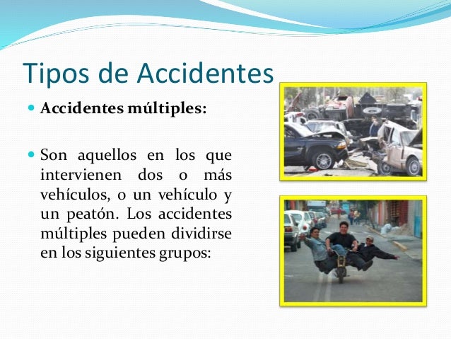 Los accidentes de transito